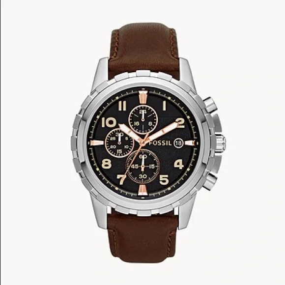 Fossil dean chronograph stainless clearance steel watch